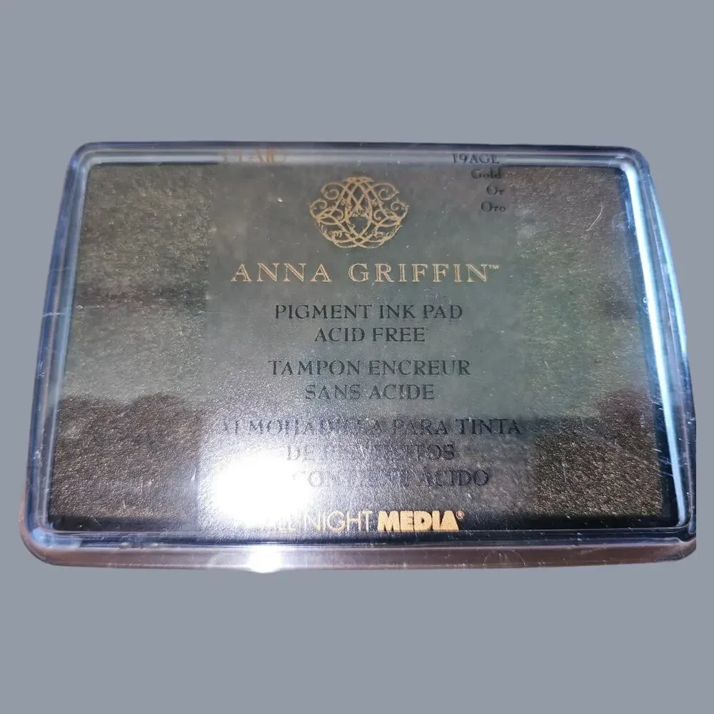 Anna Griffin Stamp Ink Pads, LOT OF 7, acid free pigment